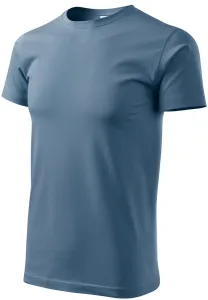 Unisex nagyobb súlyú póló, denim, S #650160
