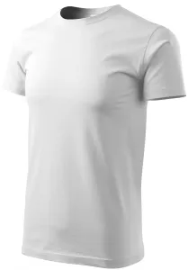Unisex nagyobb súlyú póló, fehér, 3XL
