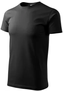 Unisex nagyobb súlyú póló, fekete, 2XL