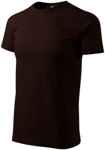 Unisex nagyobb súlyú póló, kávé, 3XL