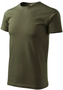 Unisex nagyobb súlyú póló, military, M
