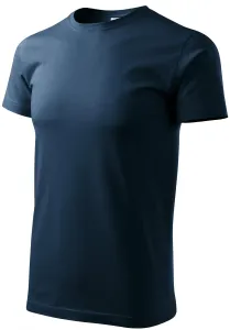 Unisex nagyobb súlyú póló, sötétkék, XS
