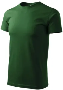 Unisex nagyobb súlyú póló, üveg zöld, L