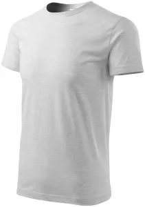 Unisex nagyobb súlyú póló, világosszürke márvány, S