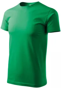 Unisex nagyobb súlyú póló, zöld fű, XL