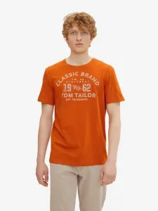 Tom Tailor Póló Narancssárga #185364
