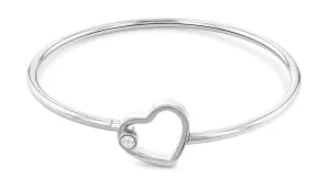 Tommy Hilfiger Merev acél karkötő szívvel Minimal Hearts 2780754