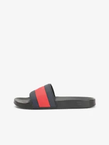 Tommy Hilfiger Rubber Flag Pool Papucs Fekete #982348