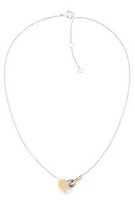 Tommy Hilfiger Bájos acél nyaklánc bicolor szívvel 2780878