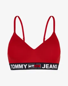 Tommy Jeans Lightly Padded Logo Melltartó Piros #612245