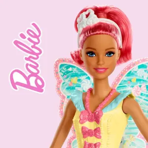 Barbie pillangótündér gyerek mágikus törölköző, 30 x 30 cm
