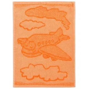 Plane orange gyermek törölköző, 30 x 50 cm #959583
