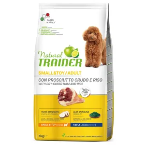 2x7kg Natural Trainer Small & Toy Adult sonka & rizs száraz kutyatáp #1470810