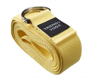 Trendy Yoga Belt jógaheveder fém csattal Szín: sárga #459277