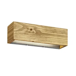 Falilámpa fa 39 cm, LED-del szabályozható - Linc