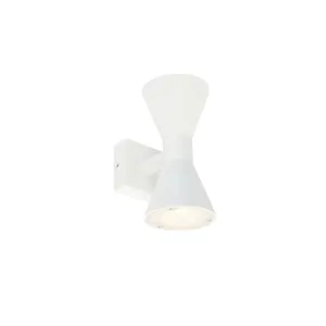 Modern fali lámpa fehér 2 fényes - Rolf