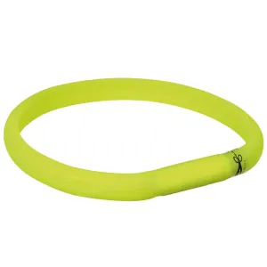 Trixie USB világító nyakörv, zöld - L-XL: 70 cm / 18 mm