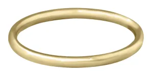 Troli Aranyozott minimalista acél gyűrű Gold 49 mm