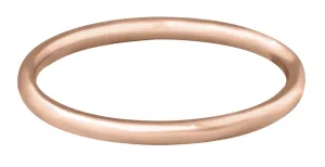 Troli Aranyozott minimalista acél gyűrű Rose Gold 49 mm