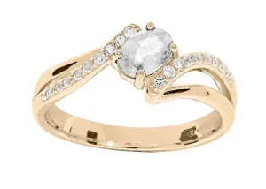 Troli Gyönyörű aranyozott gyűrű kristállyal PO/SR09000D 50 mm