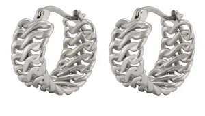 Troli Jellegzetes acél karika fülbevalók VAAJDE201269S