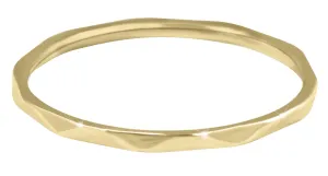 Troli Minimalista gyengéd kivitelezésű aranyozott gyűrű Gold 54 mm