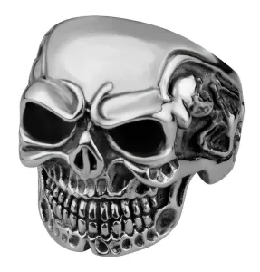 Troli Stílusos férfi gyűrű koponya alakú dísszel 54 mm