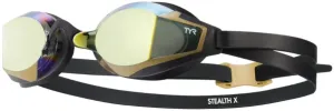 Plavecké brýle tyr stealth-x mirrored fekete/arany