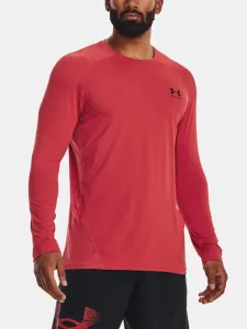 Under Armour UA HG Armour Fitted LS Póló Piros