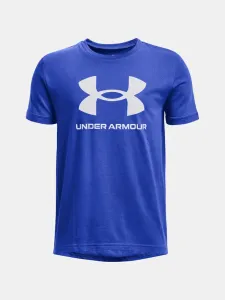 Under Armour UA Sportstyle Logo Gyerek Póló Kék