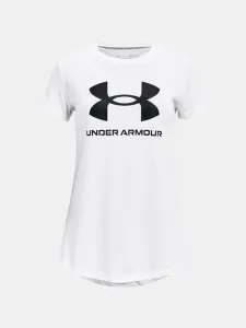 Under Armour UA Sportstyle Logo SS Gyerek Póló Fehér