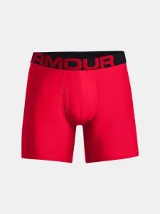 Boxeralsó UA Tech 6in Boxer Briefs 2-Pack Red - Under Armour