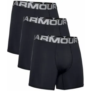 Férfi boxer alsó Under Armour Charged Cotton 6in 3 pár  fekete  S