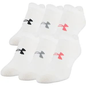 Női rövid zokni Under Armour Women's Essential NS 6 pár  fehér