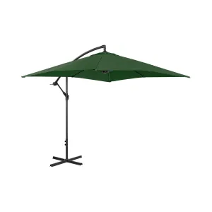 Lámpa formájú napernyő - Zöld - négyszögletes - 250 x 250 cm - dönthető | Uniprodo