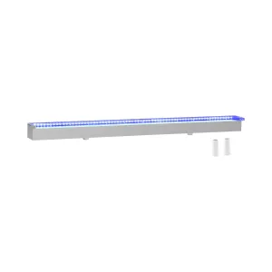 Medence szökőkút - 120 cm - LED világítás - kék / fehér | Uniprodo