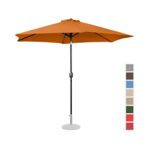 Nagy napernyő - narancssárga - hatszögletű - Ø 300 cm - dönthető | Uniprodo
