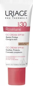 Uriage CC krém érzékeny bőrpírra hajlamos bőrre SPF 30 Roséliane (CC Cream SPF 30) 40 ml