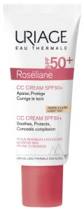 Uriage CC krém érzékeny bőrpírra hajlamos bőrre SPF 50+ Roséliane (CC Cream SPF 30) 40 ml