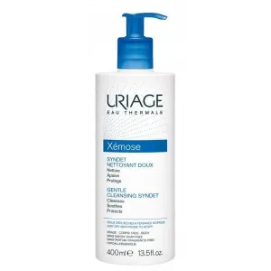 Uriage Gyengéd tisztító krém gél száraz vagy atópiás bőrre Xémose (Gentle Cleansing Syndet) 200 ml