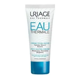 Uriage Tápláló és hidratáló krém száraz és nagyon száraz bőrre Eau Thermale (Rich Water Cream) 40 ml