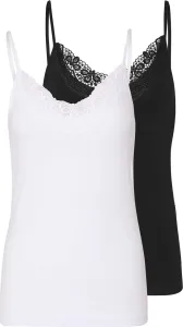 Vero Moda 2 PACK - női trikó VMINGE Black/white S