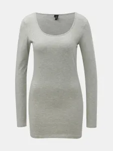 Vero Moda Női póló VMMAXI Regular Fit 10152908 Light Grey Melange XL