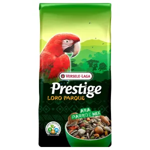 15kg Prestige Loro Parque Ara papagájeledel mix