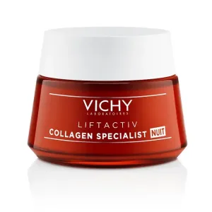 Vichy Éjszakai krém a ráncok ellen és a bőrben lévő kollagén minőségének csökkentése Liftactiv Collagen Specialist Nuit 50 ml
