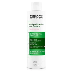 Vichy Szulfát-mentes korpásodás elleni sampon érzékeny bőrre Dercos (Anti-Dandruff Sensitive Treatment Shampoo) 200 ml