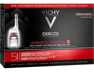Vichy Többcélú kezelés hajhullás ellen férfiaknak Dercos Aminexil Clinical 5 21 x 6ml