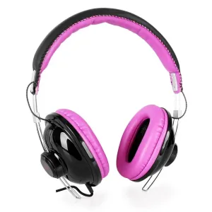 Vieta VHP-YO300PL, fejhallgató, bőr, rózsaszín