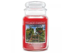 Village Candle Illatgyertya üvegben Almafa (Apple Wood) 602 g