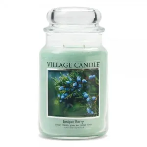 Village Candle Illatgyertya üvegben Borókabogyó (Juniper Berry) 602 g